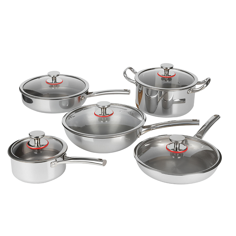 BRS01 Titanium-Plasma Coating Cookware Set