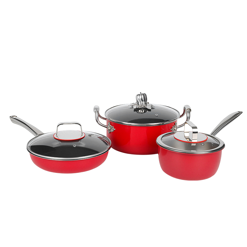 BRS03 Triply Stainless Steel Ceramic Cookware Set